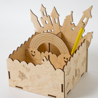 №3 Заготовка карандашницы "Единорожка" - Детская творческая мастерская "Многоликое дерево"
