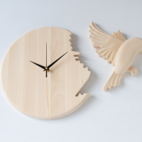 Тема №34 Настенные часы "Птичка" - Столярный кружок для детей от 5 - 17 лет | Занятия деревообработкой с детьми в столярной мастерской | Многоликое дерево